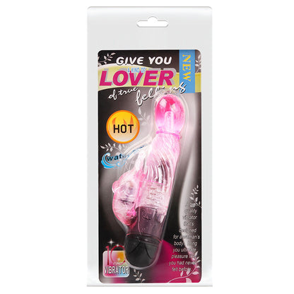 Vibratore BAILE con coniglio rosa, 10 modalità di vibrazione, design elegante e dettagli realistici, prodotto per il piacere.