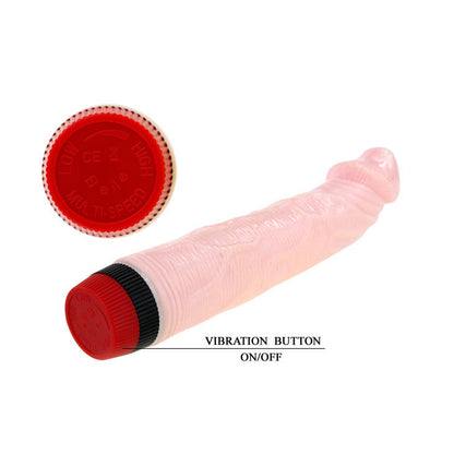 Penis realistico BAILE Rockin Dong Cyber Skin I, vibratore maschile con dettagli realistici e texture morbida.