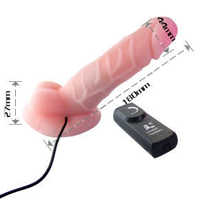 Rotatori del pene realistici BAILE VIBRATORS, design dettagliato e naturale, con superficie morbida e resistente, per stimolazione intensa.
