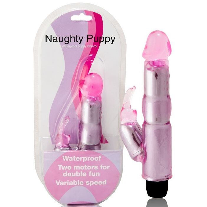Vibratore rosa con stimolatore regolabile del marchio BAILE VIBRATORS, dettaglio del prodotto con parti regolabili e design ergonomico.