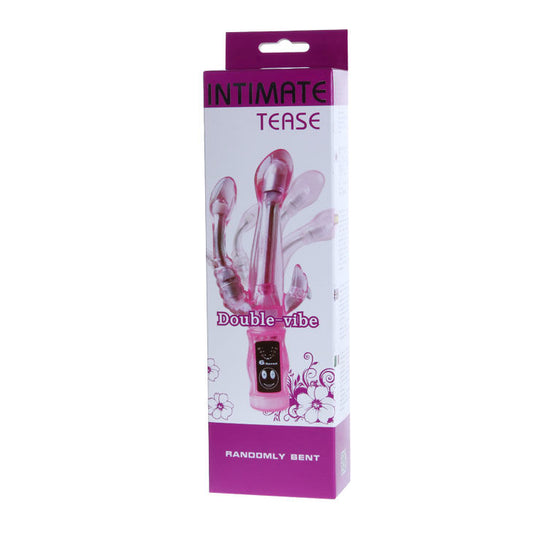 Vibratore flessibile BAILE con stimolatore anale, design ergonomico e materiali morbidi, perfetto per stimolazione e piacere.