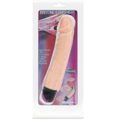 Vibratore flessibile realistico BAILE da 25 cm, in silicone morbido e dettagli realistici, per uso intimo e piacere.