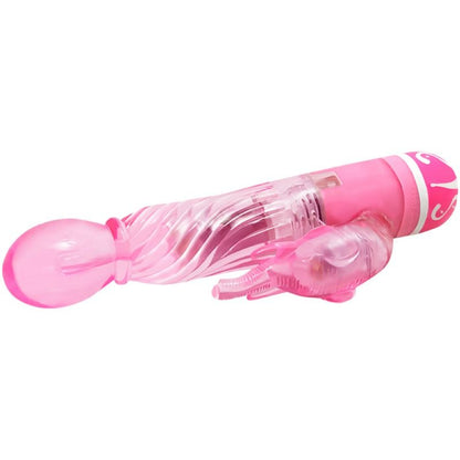 Vibratore multivelocità BAILE con stimolatore rosa, dispositivo di piacere con diverse impostazioni di vibrazione.