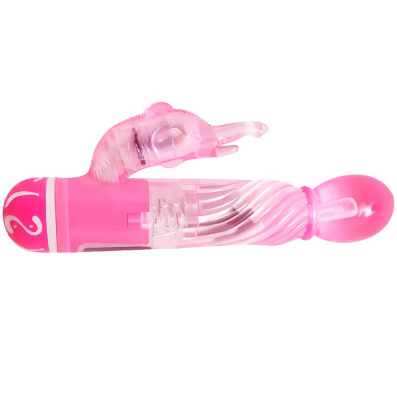 Vibratore multiveloce rosa di BAILE VIBRATORS con stimolatore, design elegante e funzionalità multiple.