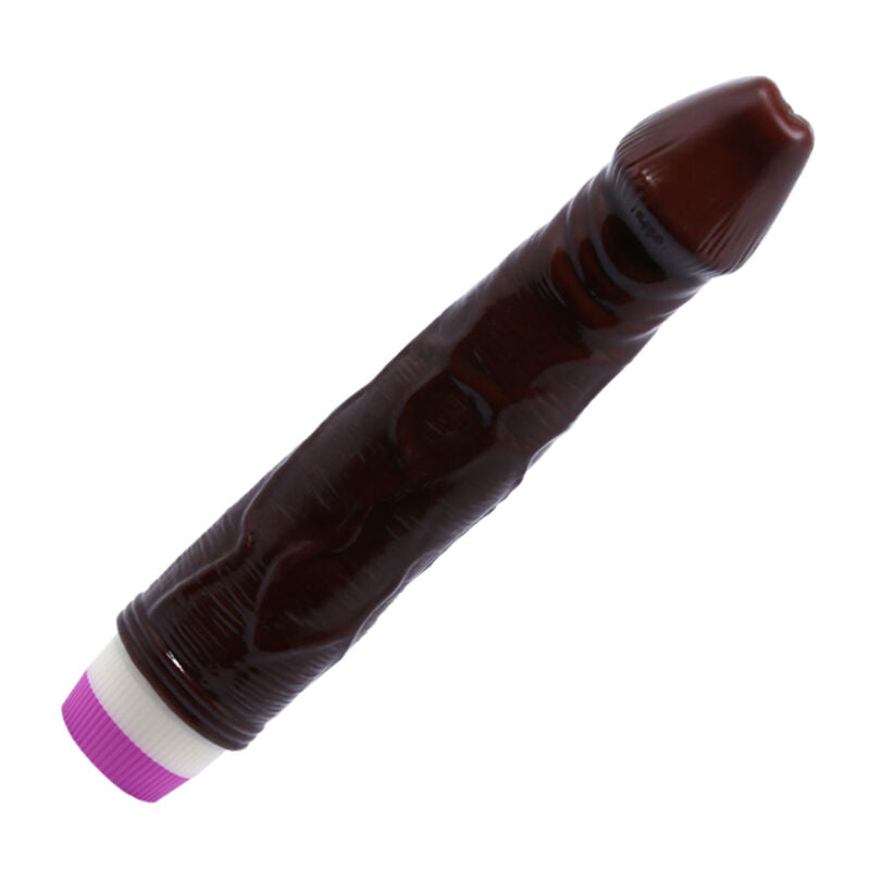 Vibratore BAILE Onde di Piacere marrone, 23 cm, design ergonomico, silicone morbido, ideale per stimolazione e piacere.