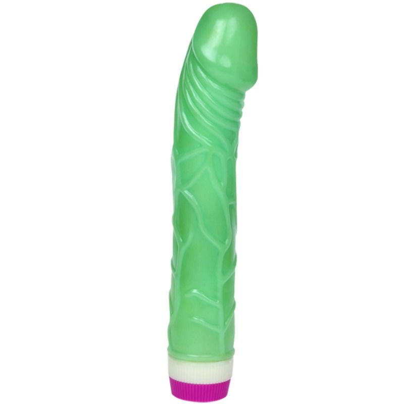 Vibratore BAILE Onde di Piacere, 23 cm, colore verde, design morbido e flessibile, prodotto da BAILE VIBRATORS.