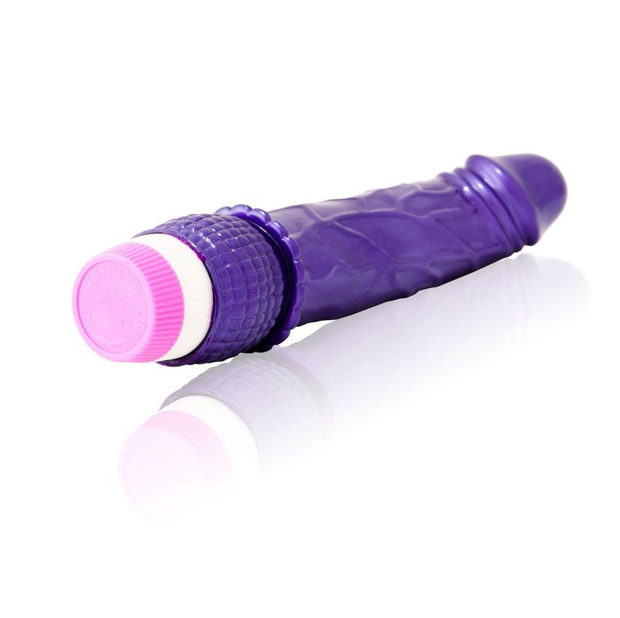 Vibratore BAILE Onde di Piacere da 23 cm in colore viola, con design ondulato e superficie liscia, prodotto da BAILE VIBRATORS.