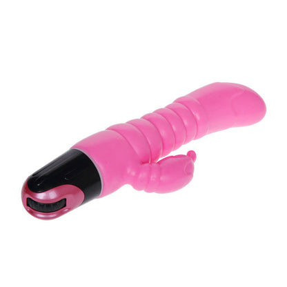 Vibratore rosa BAILE VIBRATORS, 22,5 cm, con design elegante e superficie liscia, visibile in primo piano.