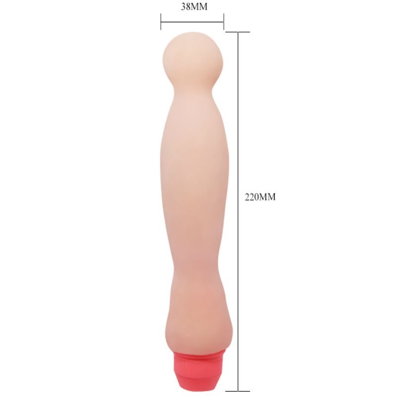 Vibratore sensuale BAILE Flexi Vibe Spine di 22 cm con design flessibile e superficie liscia, ideale per stimolazione e piacere.
