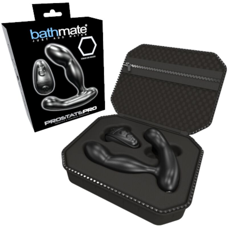 Massaggiatore perineo Bathmate Prostate Pro, dispositivo per il benessere della prostata e del perineo, in uso.