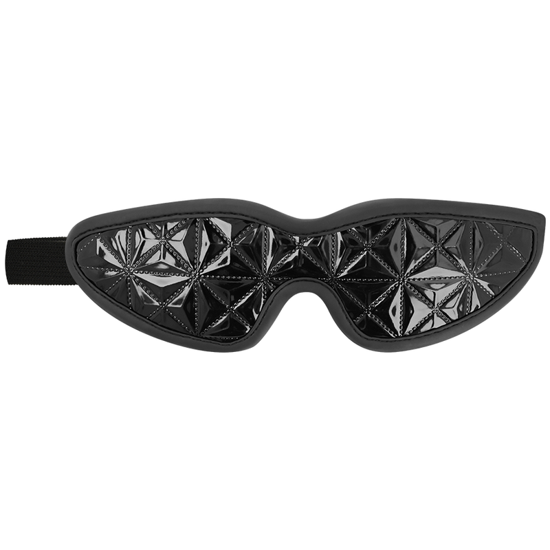 Maschera da cieco premium BEGME BLACK EDITION, design nero, con morbido rivestimento e regolazioni per massimo comfort.