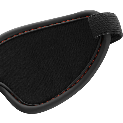 Maschera cieca premium BEGME Red Edition con fodera in neoprene, resistente e confortevole per attività di sicurezza e oscuramento.