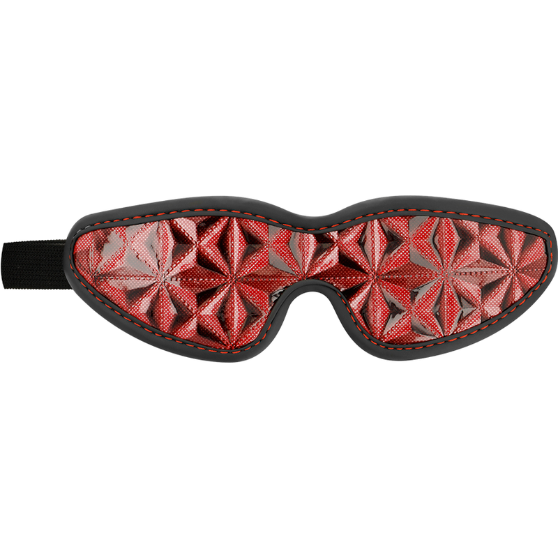 Maschera cieca premium BEGME RED EDITION con fodera in neoprene, design rosso, per uso sportivo o attività all'aperto.