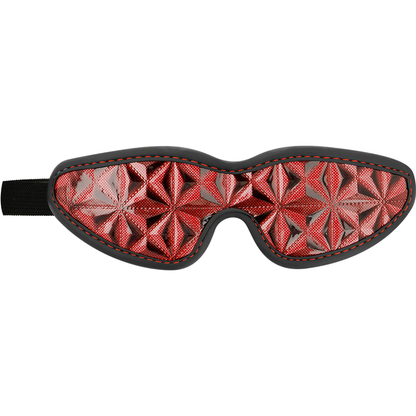 Maschera cieca premium BEGME RED EDITION con fodera in neoprene, design rosso, per uso sportivo o attività all'aperto.