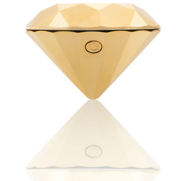Vibratore BIJOUX INDISCRETS TWENTY ONE DIAMOND, elegante e discreto, con superficie liscia e design raffinato.