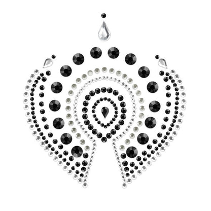 Collana e orecchini in metallo nero e argento BIJOUX DESIRE METALLIQUE, gioielli discreti e eleganti con finitura brillante