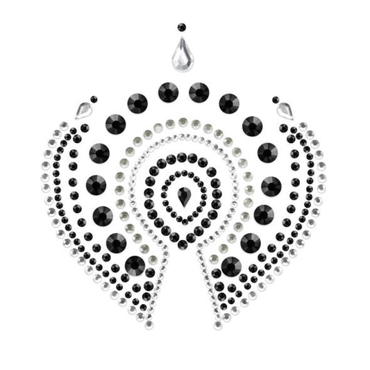 Collana e orecchini in metallo nero e argento BIJOUX DESIRE METALLIQUE, gioielli discreti e eleganti con finitura brillante