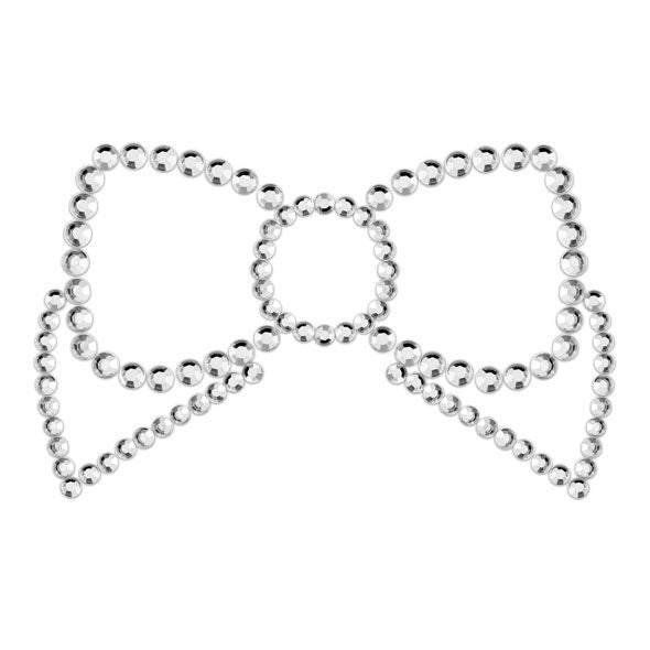Copri capezzoli in argento con fiocco MIMI di Bijoux Jewelry, elegante e delicato gioiello per donna