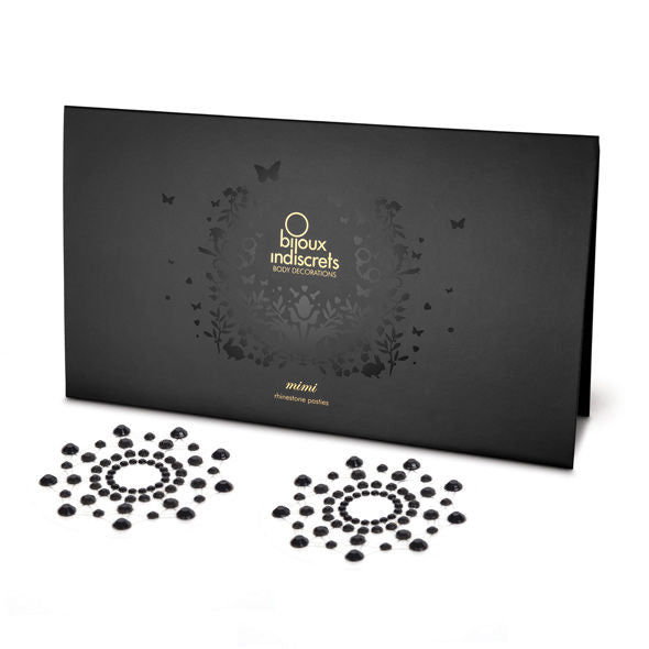 Orecchini neri INDISCRETI MIMI di BIJOUX JEWELRY, dettagli eleganti e raffinati in argento placcato oro nero