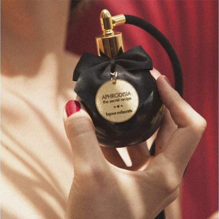 Spray corpo BIJOUX APHRODISIA Body Mist da 100 ml con bottiglia elegante, fragranza sensuale e femminile.