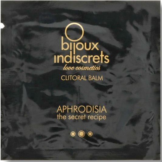 Balsamo afrodisiaco per lei Bijoux Aphrodisia Orgasm di Bijoux Love Cosmetiques, flacone da 2 ml, confezione elegante.