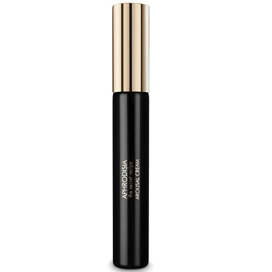 Balsamo intensificatore orgasmi per lei di Bijoux Love Cosmetiques, confezione con flacone e dettagli eleganti.