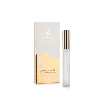 Gel per sesso orale di Bijoux Love Cosmetiques, effetto freddo e caldo, con bijoux di colore brillante e design attraente.