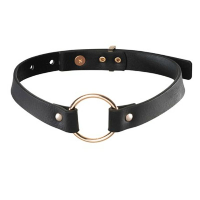 Collana girocollo nera Bijoux Indiscrets Maze, elegante e minimalista, con dettagli sottili in stile bijoux.