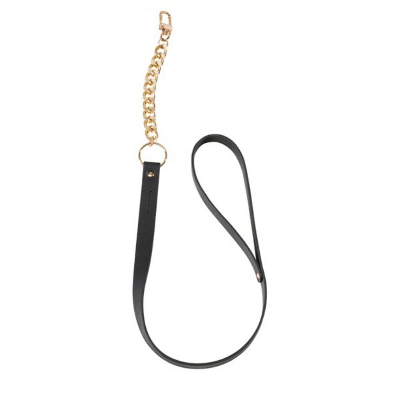Collana nera con cinturino BIJOUX INDISCRETS MAZE, accessorio elegante e versatile in stile minimalista.