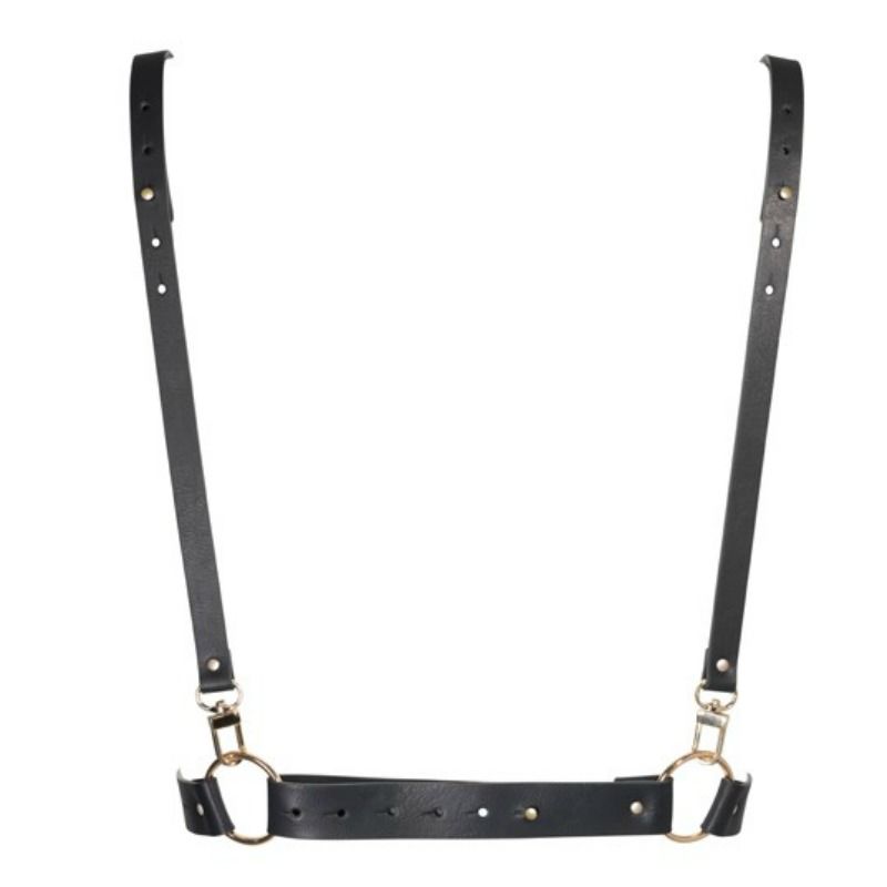Collare nero Bijoux Maze Indiscrets Maze X Pettorina nera con dettagli eleganti e stile raffinato, perfetto per accessori di moda.