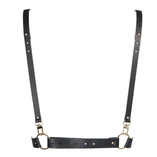 Collare nero Bijoux Maze Indiscrets Maze X Pettorina nera con dettagli eleganti e stile raffinato, perfetto per accessori di moda.