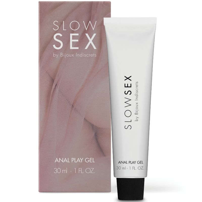 Gel per stimolazione anale BIJOUX SLOW SEX, 30 ml, tubo con applicatore, ideale per un sesso lento e sensuale