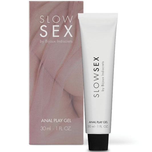 Gel per stimolazione anale BIJOUX SLOW SEX, 30 ml, tubo con applicatore, ideale per un sesso lento e sensuale