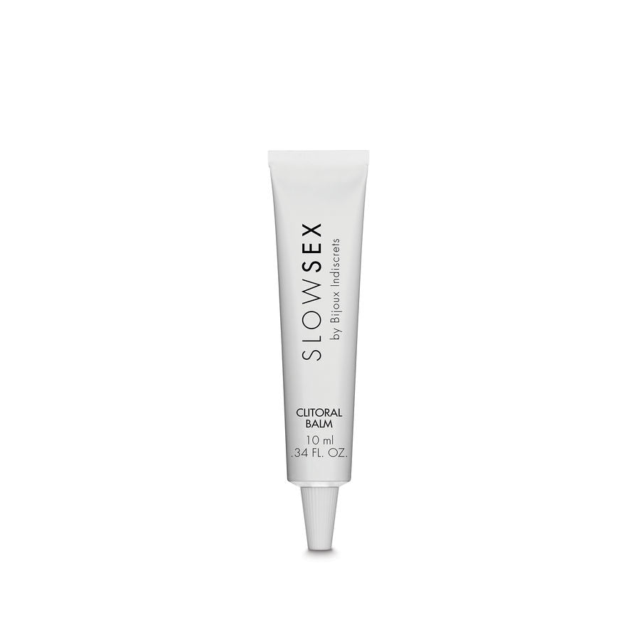 Balsamo stimolante clitoride BIJOUX SLOW SEX, crema da 10 ml per aumentare la sensibilità e il piacere erotico femminile.