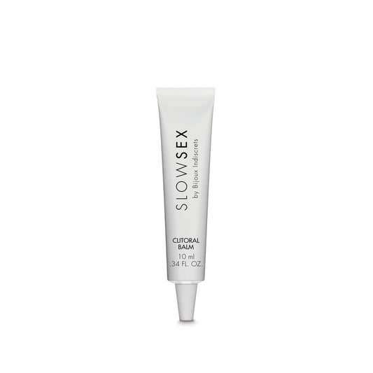 Balsamo stimolante clitoride BIJOUX SLOW SEX, crema da 10 ml per aumentare la sensibilità e il piacere erotico femminile.