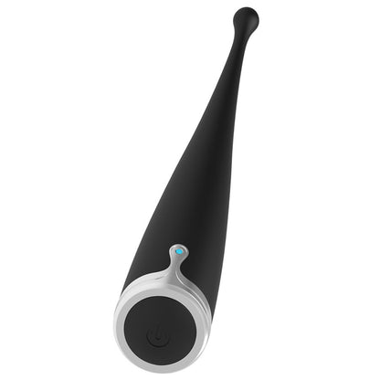 Vibratore clitorideo nero BRILLY GLAM GLAM, design compatto e ergonomico, ideale per stimolazione sensuale e piacere personale.