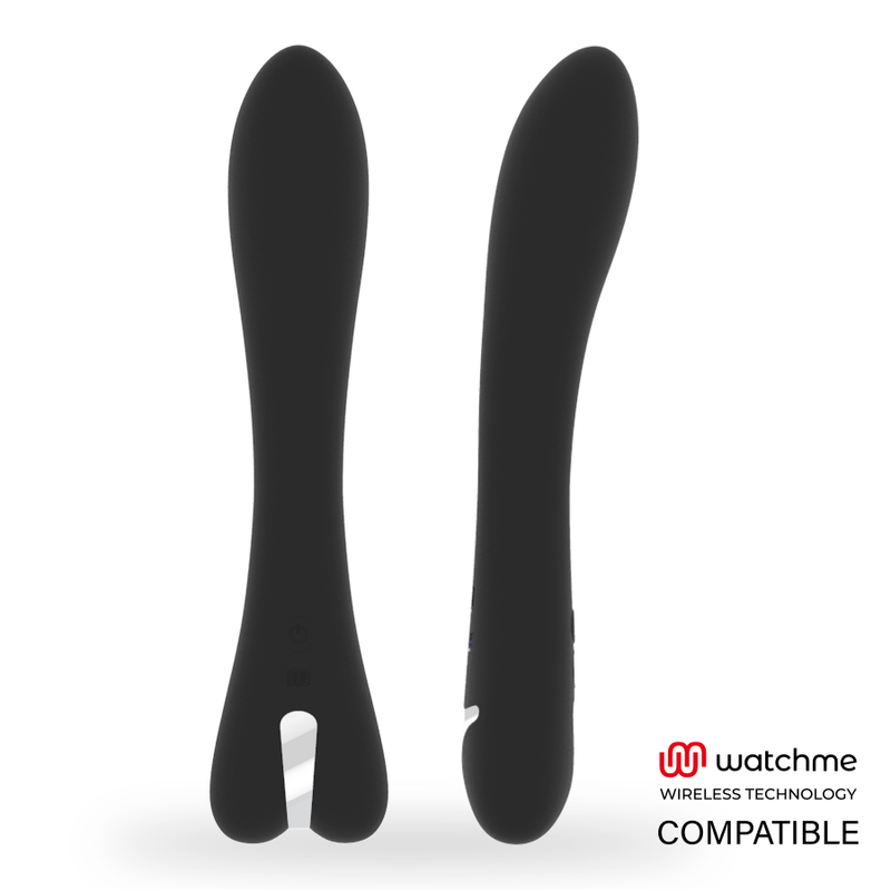 Orologio vibratore BRILLY GLAM Ryan compatibile con tecnologia wireless, con display digitale e cinturino in silicone nero.