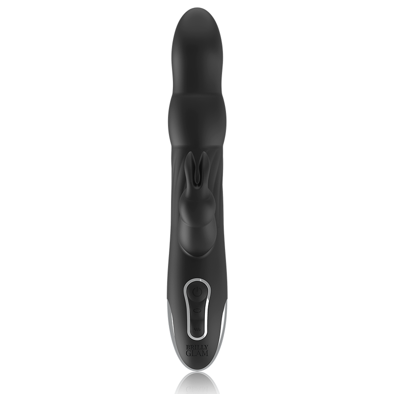 Vibratore e rotatore coniglio BRILLY GLAM Moebius compatibile con tecnologia wireless WatchMe, design elegante e funzionale.
