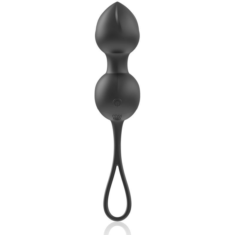 Perla vibrante BRILLY GLAM Vibrierennde Kegelperlen con telecomando, evidenziata in immagine con dettagli colorati e superficie liscia.
