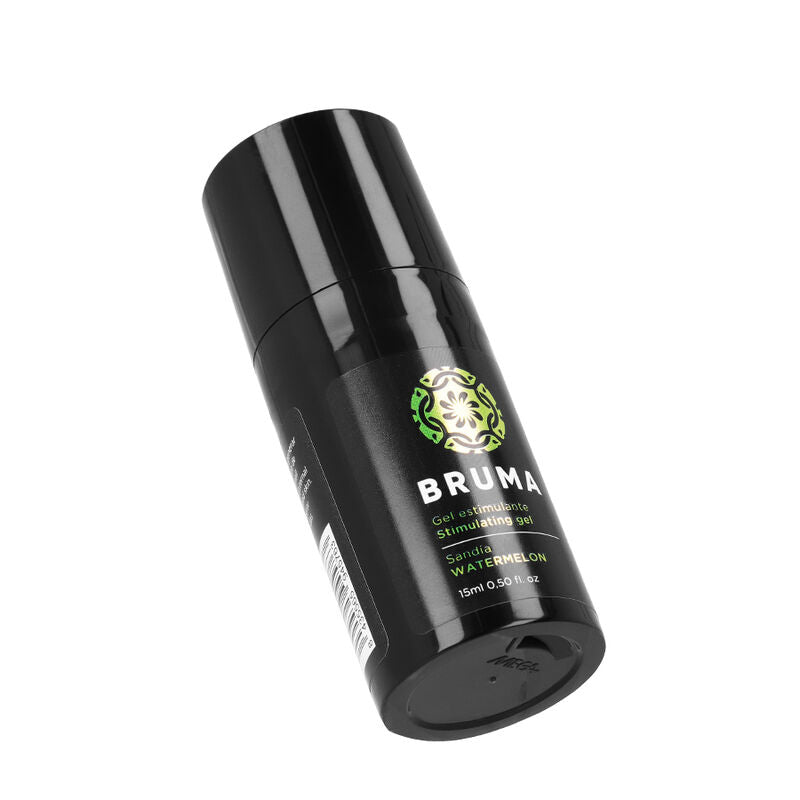 Balsamo intensificante BRUMA gusto anguria in flacone da 15 ml, prodotto per migliorare l'esperienza sensoriale.