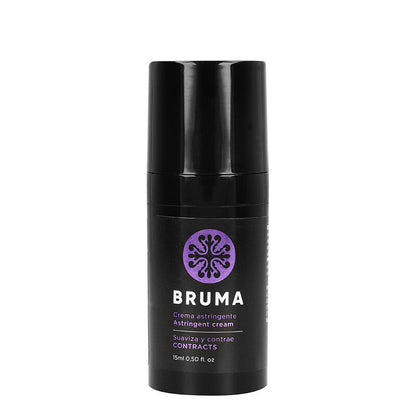 Crema astringente ultra scorrevole BRUMA in tubo da 15 ml, texture liscia e leggera per la cura della pelle.