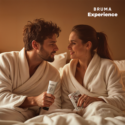 Set BRUMA XPERIENCE con torta americana e vibro-orgasmica, include dettagli e componenti per un'esperienza sensuale e piacevole