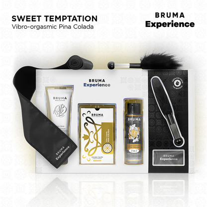 Kit vibratore vibro-orgasmico BRUMA XPERIENCE Pina Colada, con design elegante e dettagli in materiale morbido e resistente.