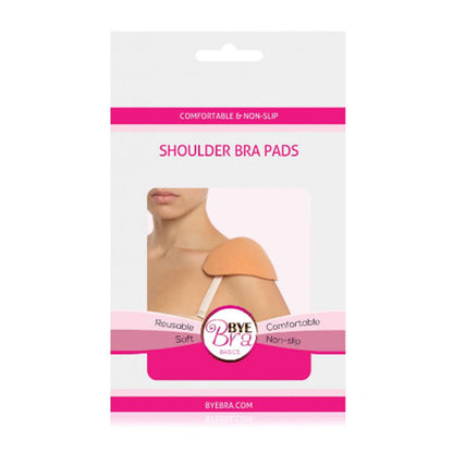Protezioni spalla BYE-BRA beige, supporto e accessori per comfort e protezione, mostrati in primo piano.