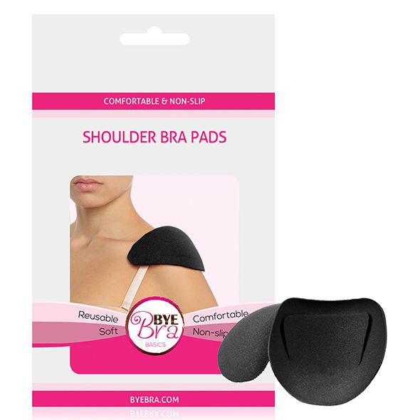 Supporto per protezioni spalle BYE-BRA nero, accessorio di protezione per spalle, con cuciture robuste e design confortevole.