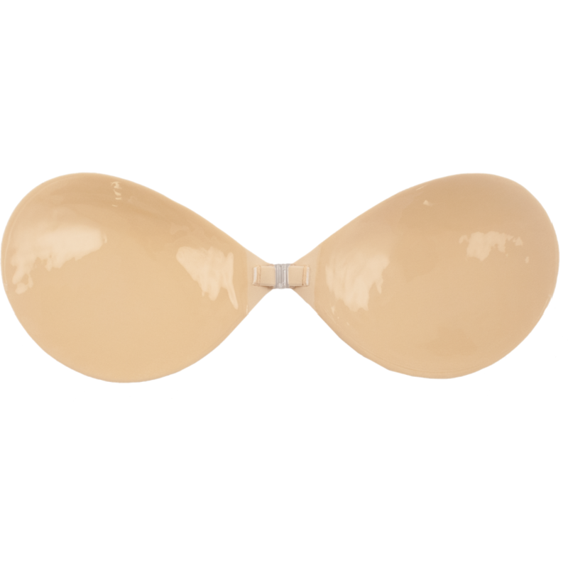 Reggiseno invisibile BYE-BRA nero, coppa A, senza cuciture, tessuto leggero e comodo, ideale per look senza linee visibili.