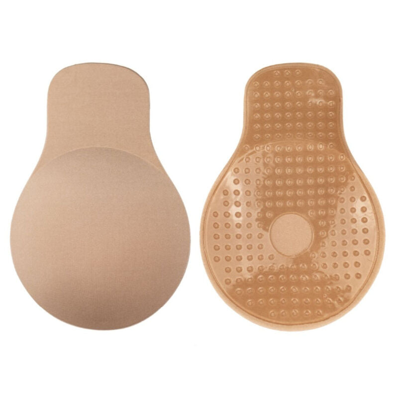 Seno push-up volumizzante BYE-BRA, push-up a tela beige, misura M, con coppe morbide e sostegno naturale.