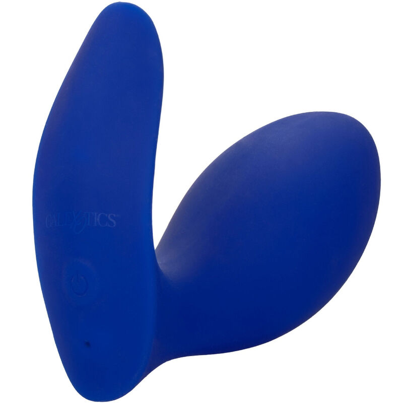 Stimolatore e vibratore della prostata CALEXOTICS Admiral blu, design ergonomico e privo di parti in silicone, immagine dettagliata
