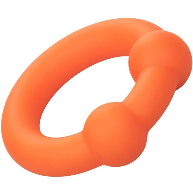 Anello CALEXOTICS Alpha con doppio rivestimento in arancione, design elegante e moderno, vista frontale dell'anello.