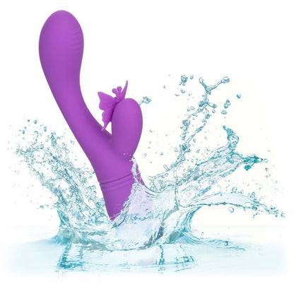 Calexotics Bacio Farfalla Flutter viola, vibratore a forma di farfalla con design elegante e dettagli in viola, per stimolazione sensuale